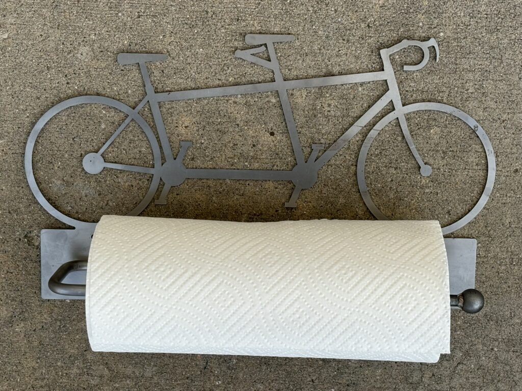 Tandem paper towel holder